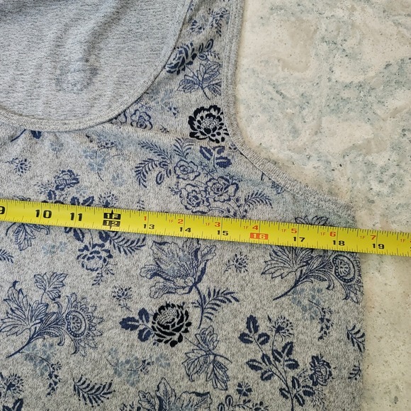 Lucky Brand Women's Large Pajama PJ Set Shirt and Shorts Floral Drawstring Waist - Picture 15 of 16